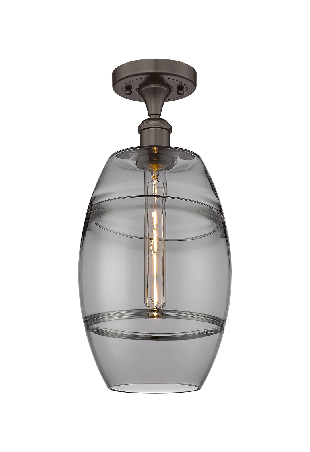 Innovations Lighting Vaz 8" Semi-Flush Mount - Oil Rubbed Bronze