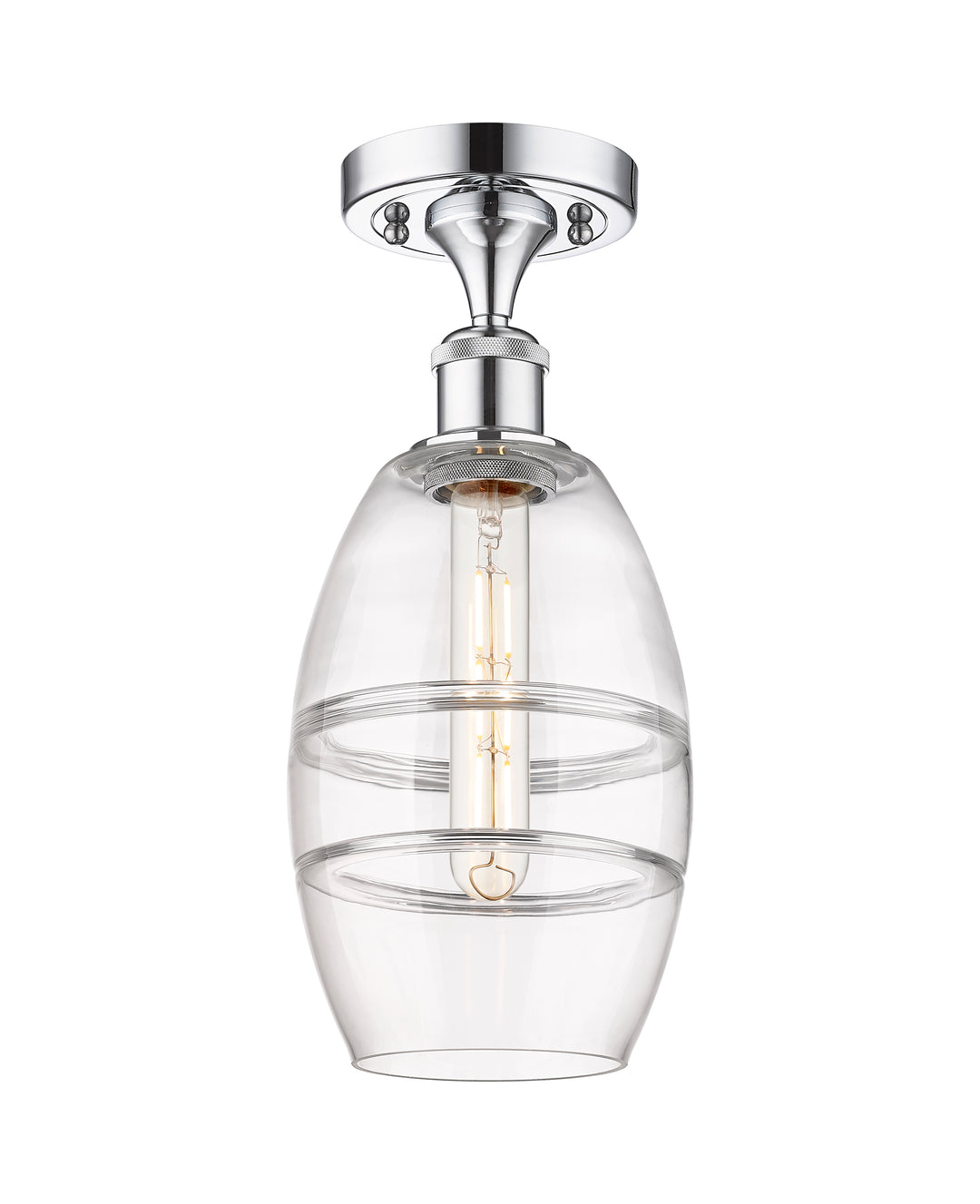 Innovations Lighting Vaz 6" Semi-Flush Mount - Polished Chrome