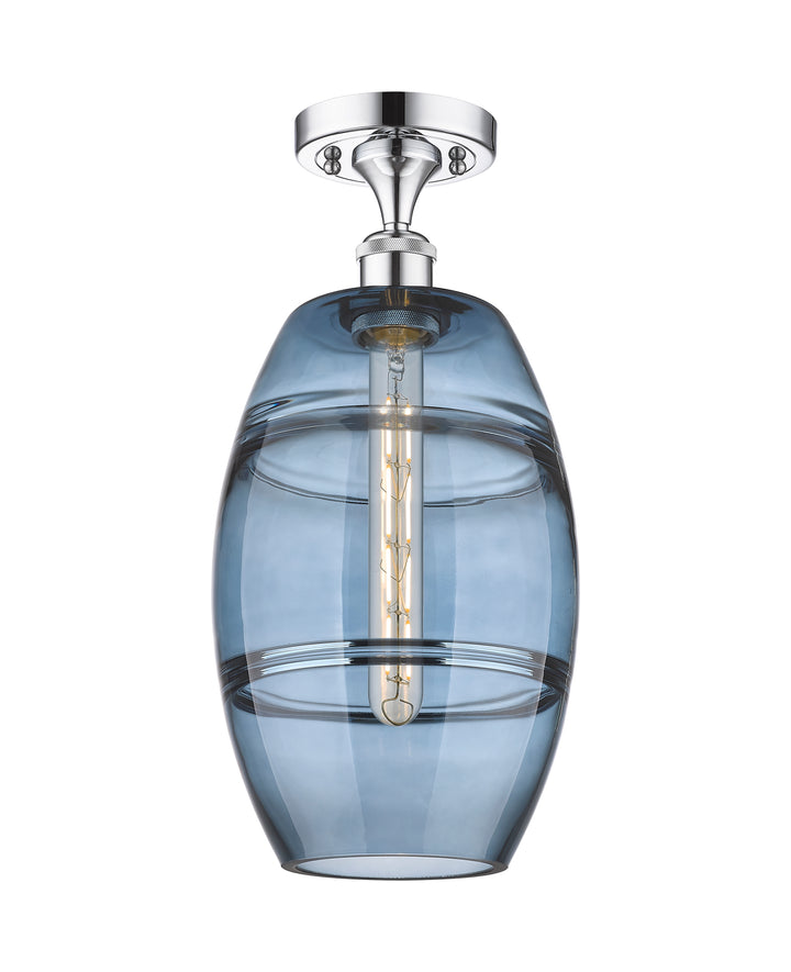 Innovations Lighting Vaz 8" Semi-Flush Mount - Polished Chrome