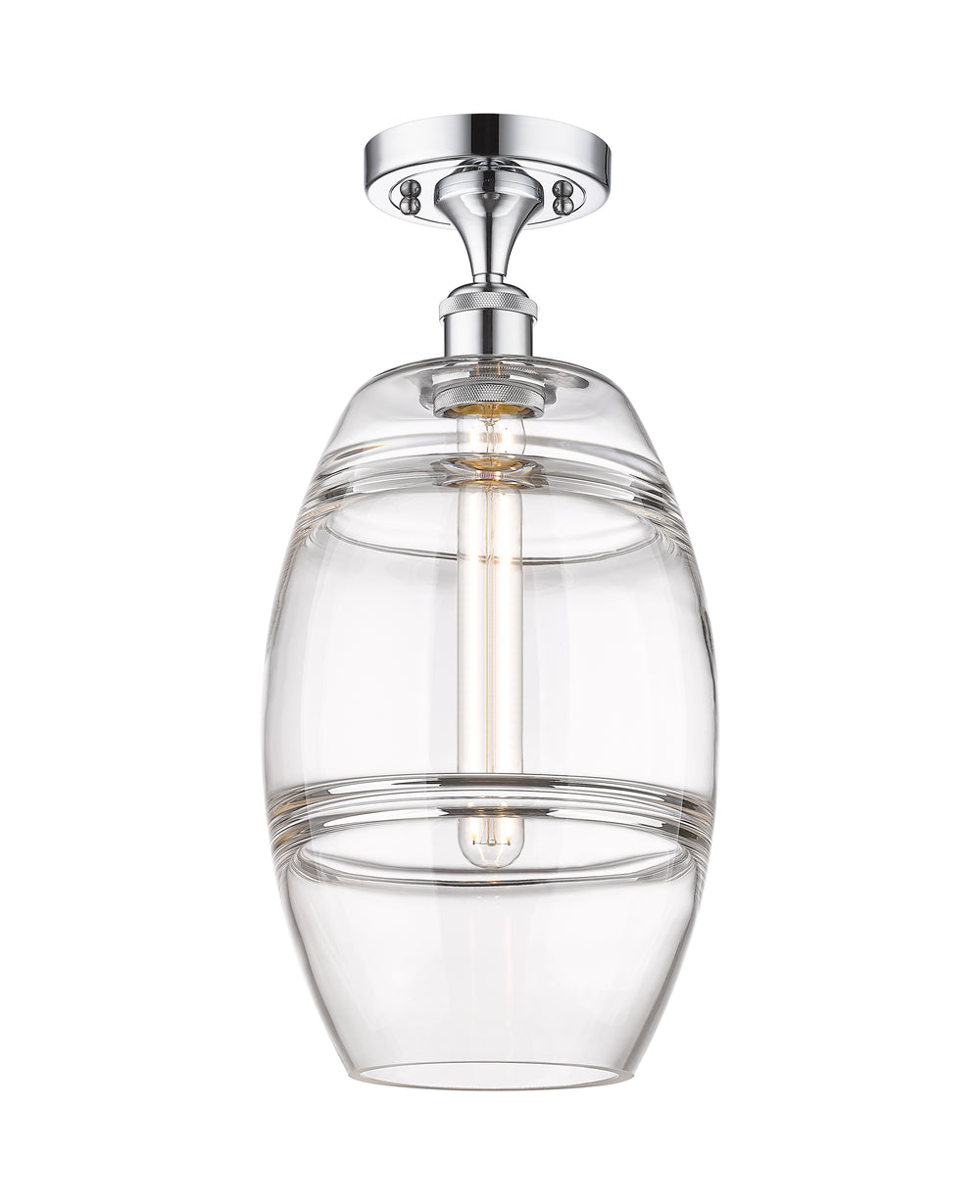 Innovations Lighting Vaz 8" Semi-Flush Mount - Polished Chrome