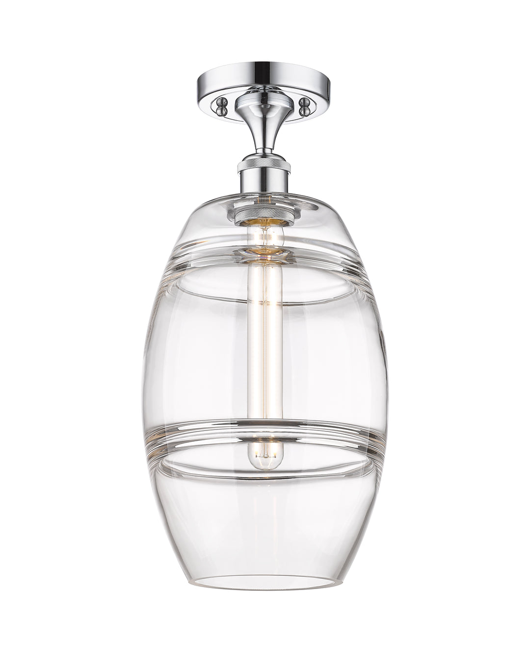 Innovations Lighting Vaz 8" Semi-Flush Mount - Polished Chrome