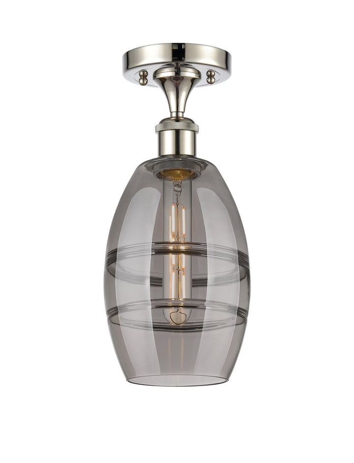 Innovations Lighting Vaz 6" Semi-Flush Mount - Polished Nickel