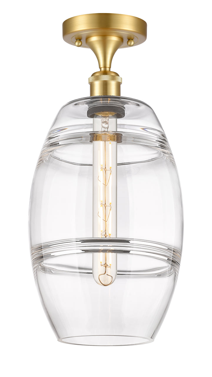 Innovations Lighting Vaz 8" Semi-Flush Mount - Satin Gold