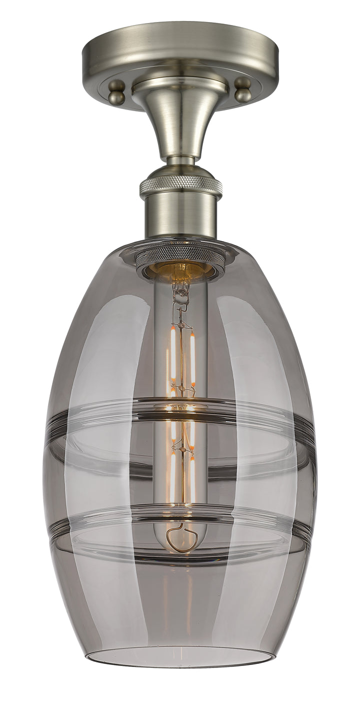 Innovations Lighting Vaz 6" Semi-Flush Mount - Brushed Satin Nickel