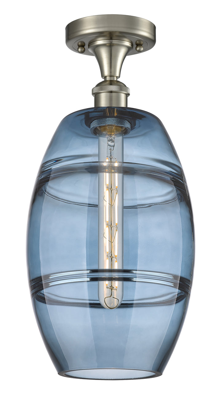 Innovations Lighting Vaz 8" Semi-Flush Mount - Brushed Satin Nickel