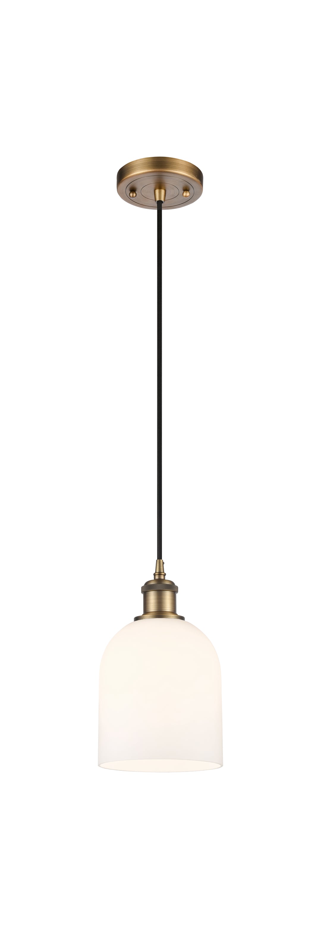 Innovations Lighting Bella 6" Mini Pendant - Brushed Brass Mini-Pendants Innovations Lighting   