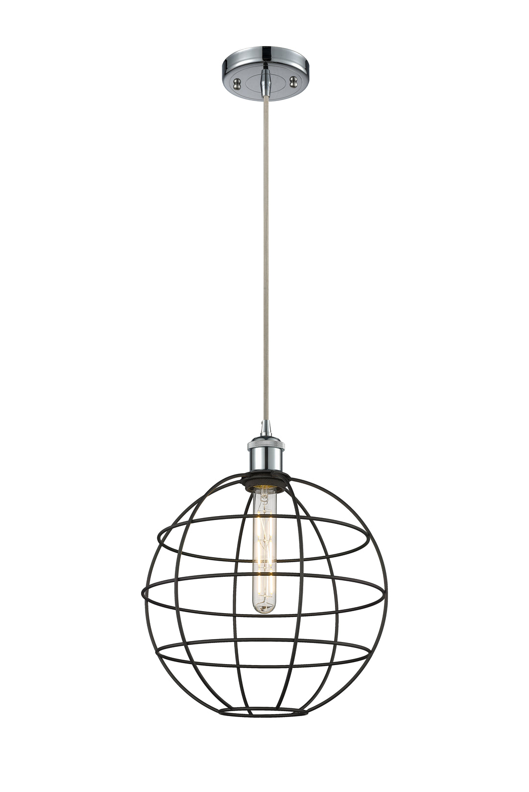 Innovations Lighting Lake Placid 12" Mini Pendant - Polished Chrome