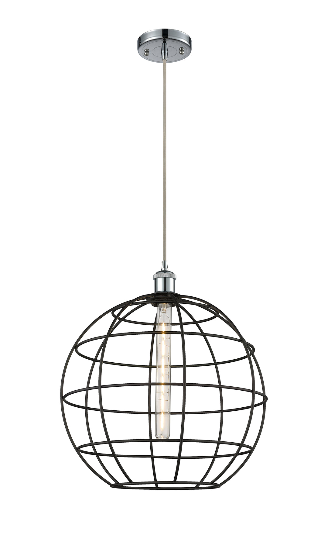 Innovations Lighting Lake Placid 16" Mini Pendant - Polished Chrome
