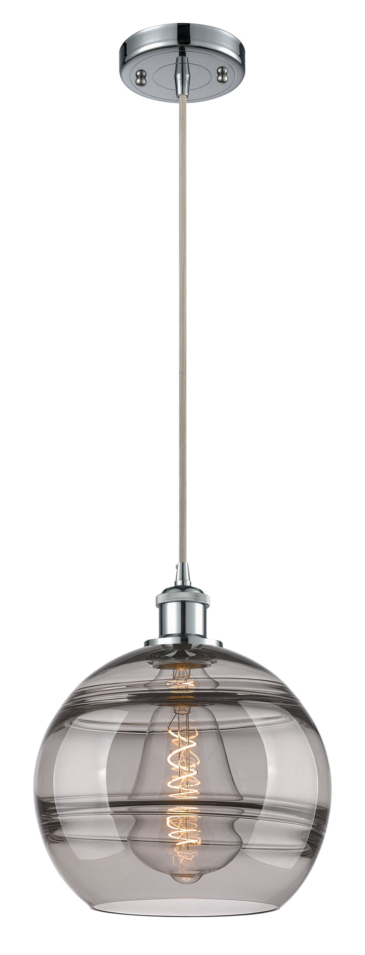 Innovations Lighting Rochester 10" Mini Pendant - Polished Chrome Mini-Pendants Innovations Lighting   