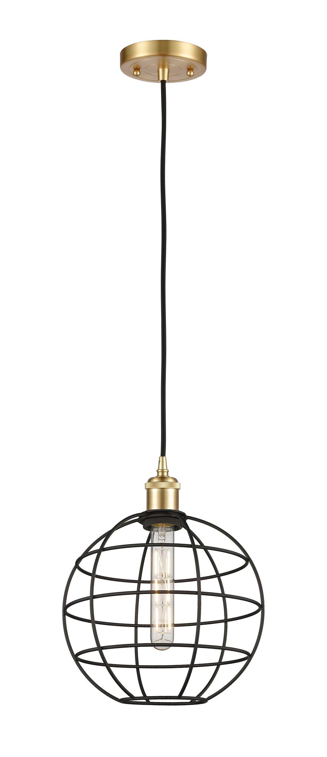 Innovations Lighting Lake Placid 10" Mini Pendant - Satin Gold