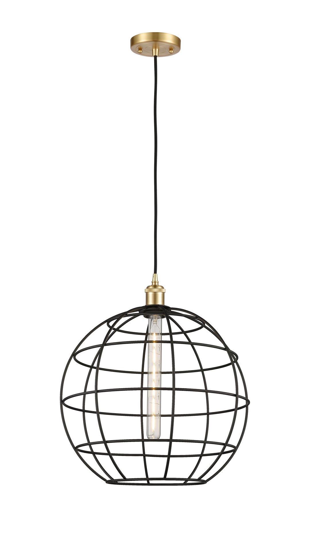 Innovations Lighting Lake Placid 16" Mini Pendant - Satin Gold