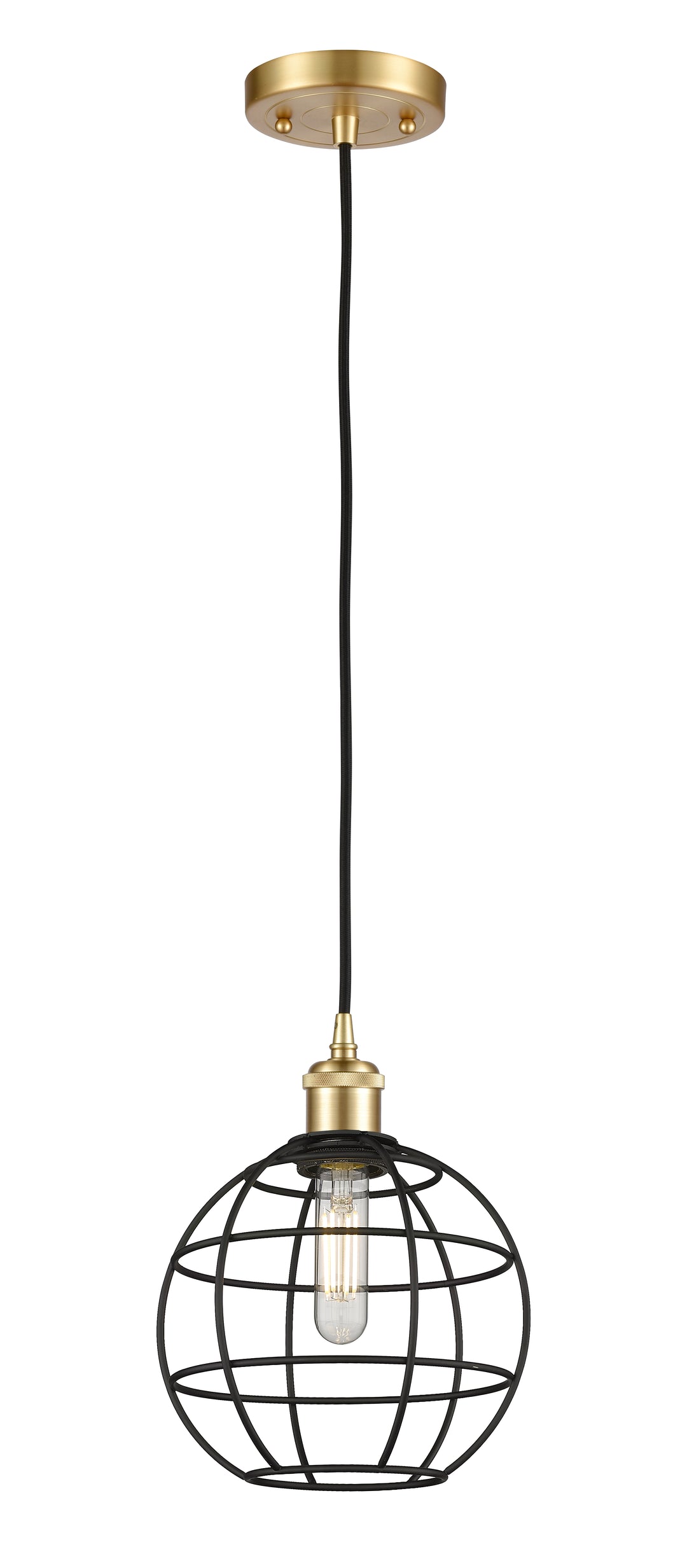 Innovations Lighting Lake Placid 8" Mini Pendant - Satin Gold