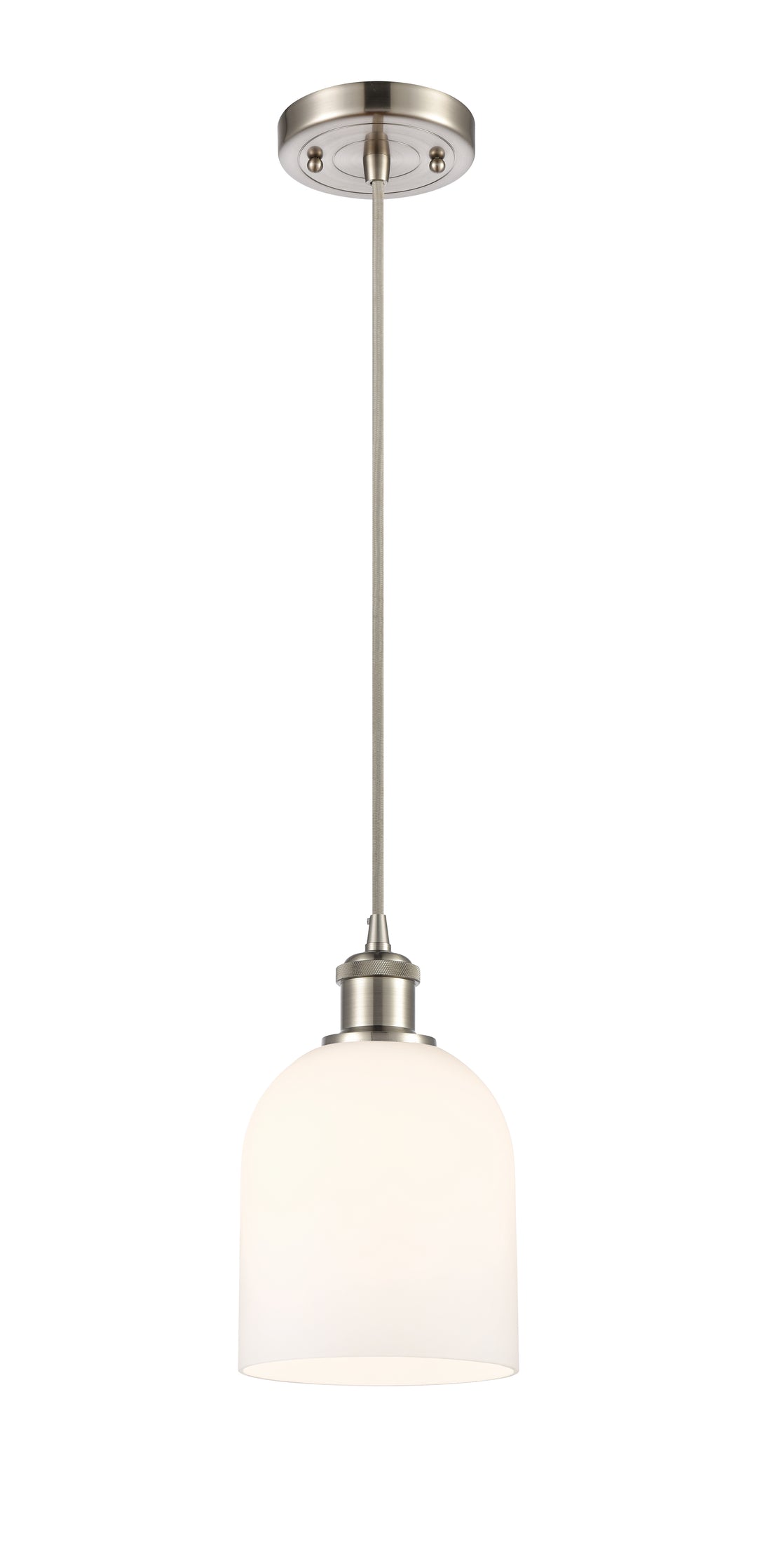 Innovations Lighting Bella 6" Mini Pendant - Brushed Satin Nickel Mini-Pendants Innovations Lighting   