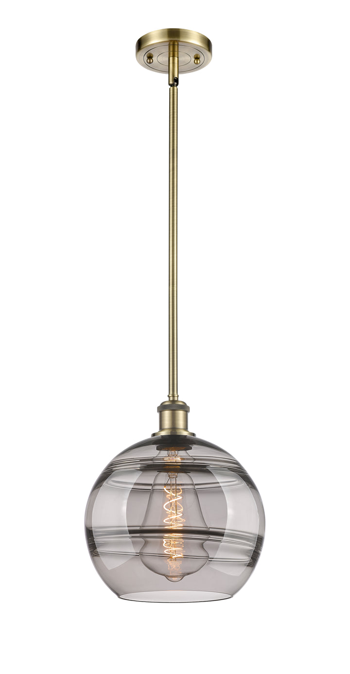 Innovations Lighting Rochester 10" Mini Pendant - Antique Brass Mini-Pendants Innovations Lighting   