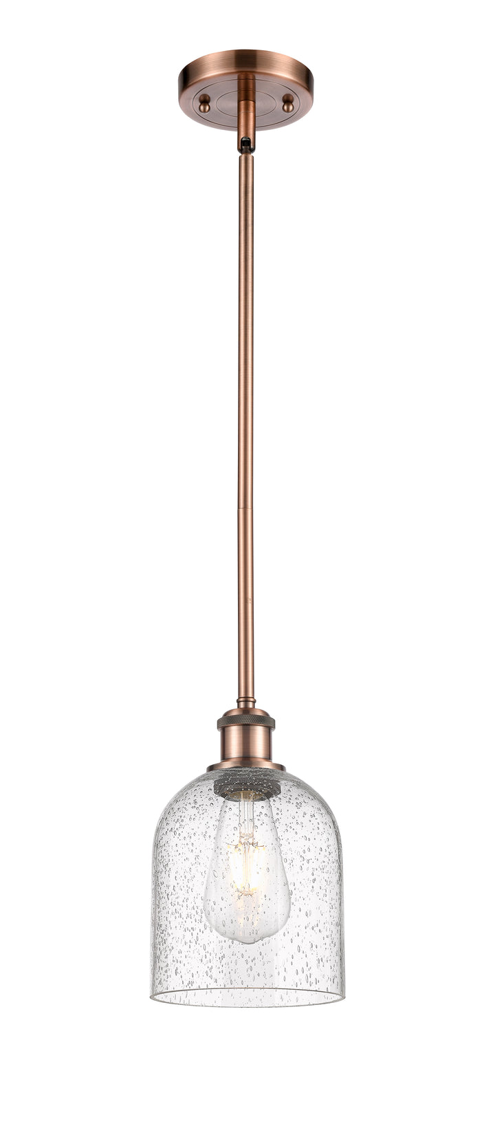 Innovations Lighting Bella 6" Mini Pendant - Antique Copper Mini-Pendants Innovations Lighting   