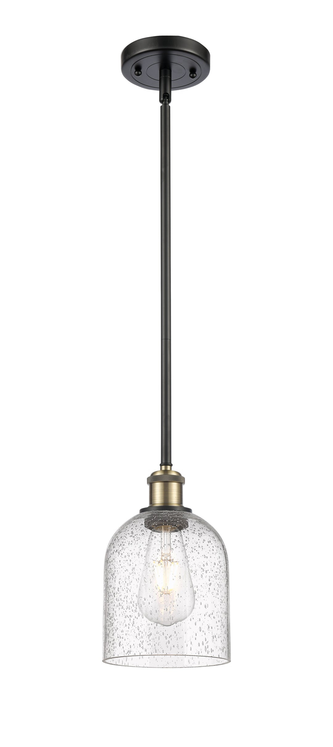 Innovations Lighting Bella 6" Mini Pendant - Black Antique Brass Mini-Pendants Innovations Lighting   