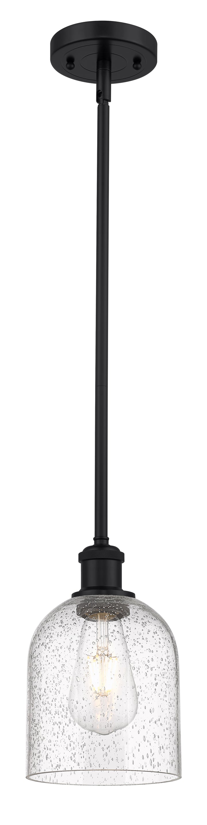 Innovations Lighting Bella 6" Mini Pendant - Matte Black Mini-Pendants Innovations Lighting   