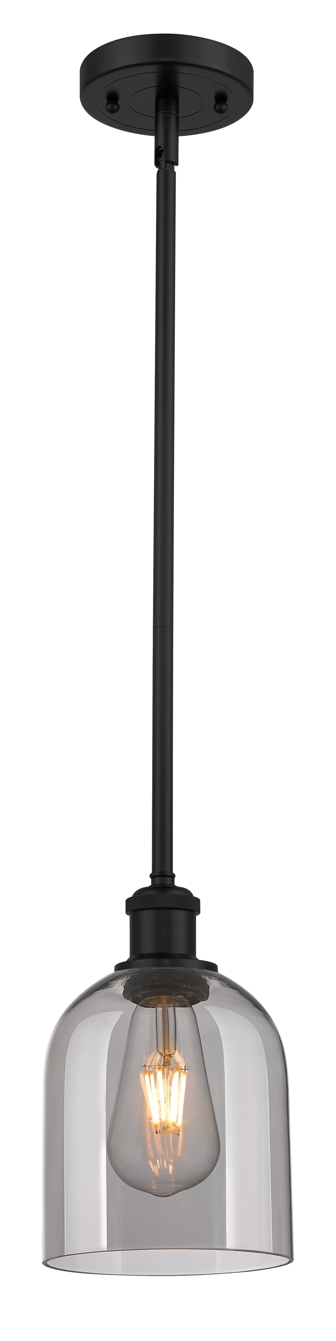 Innovations Lighting Bella 6" Mini Pendant - Matte Black Mini-Pendants Innovations Lighting   