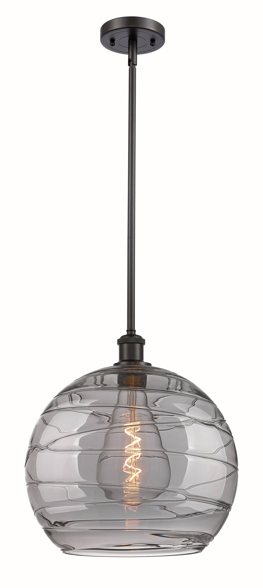 Innovations Lighting Athens Deco Swirl 14" Pendant - Oil Rubbed Bronze