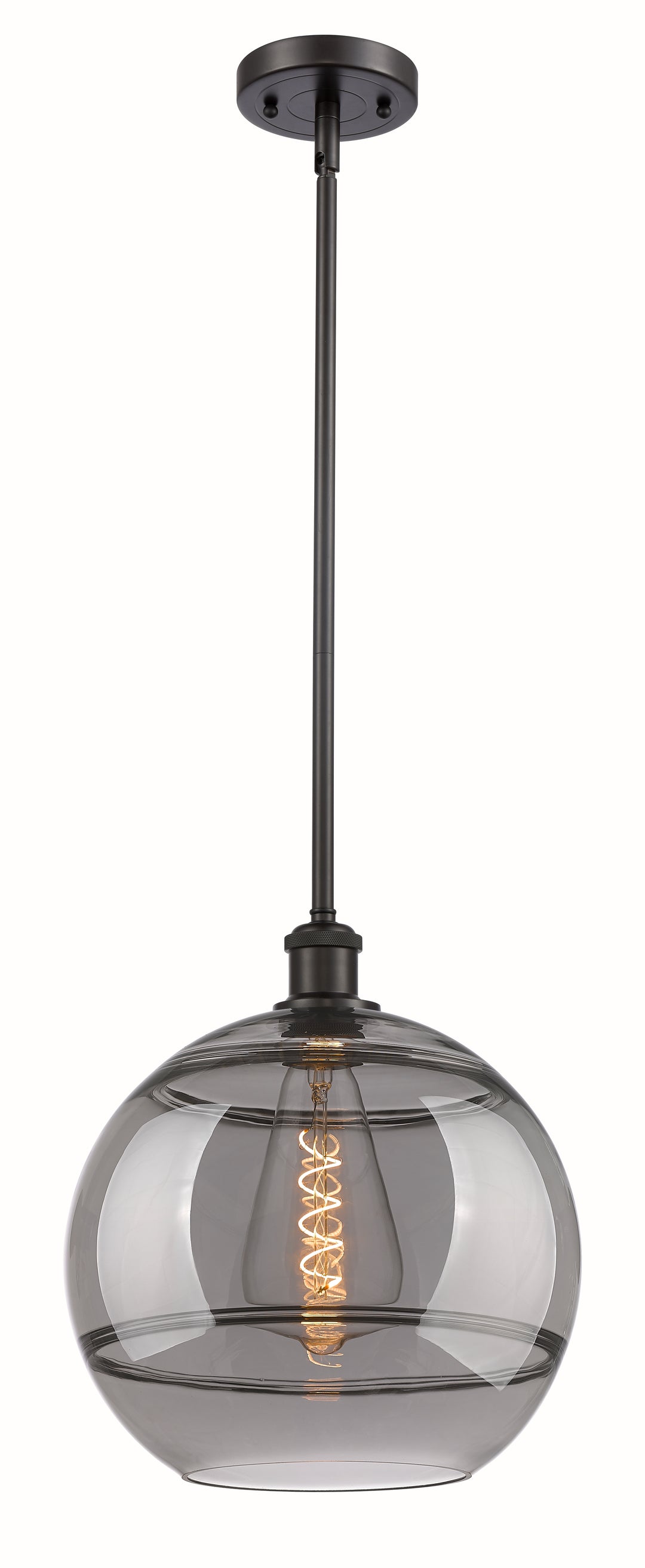 Innovations Lighting Rochester 12" Mini Pendant - Oil Rubbed Bronze Mini-Pendants Innovations Lighting   