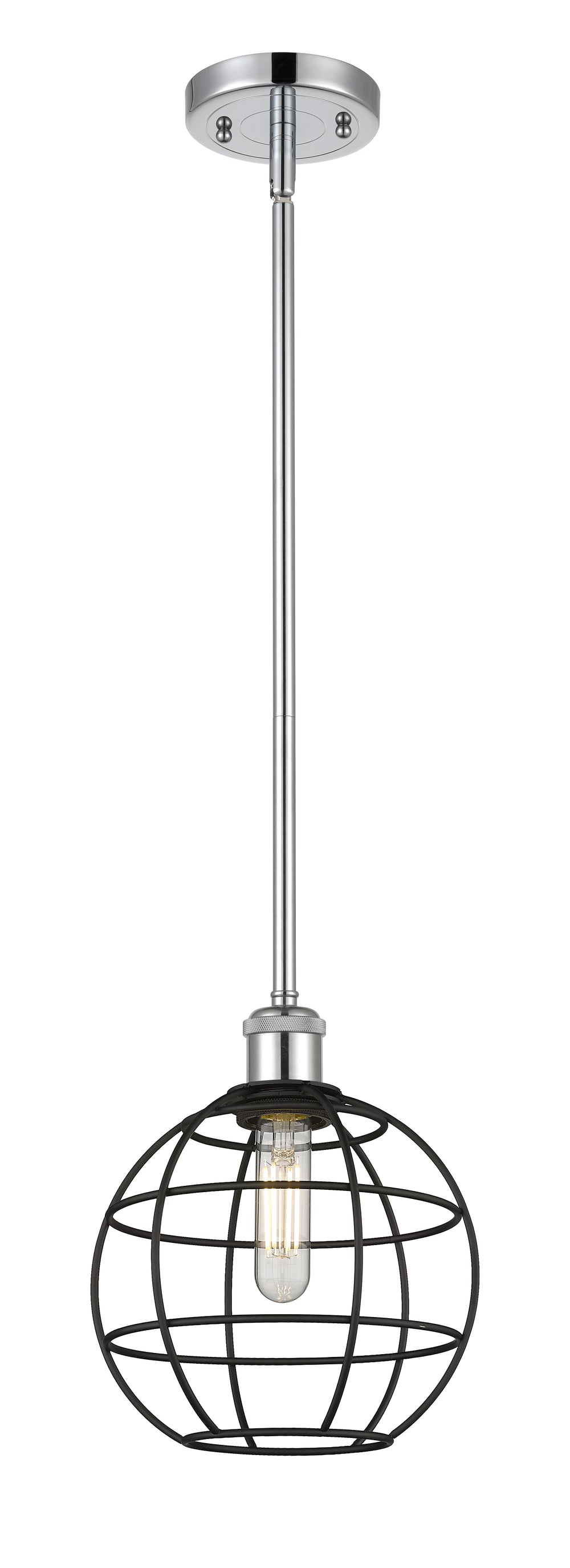 Innovations Lighting Lake Placid 8" Mini Pendant - Polished Chrome