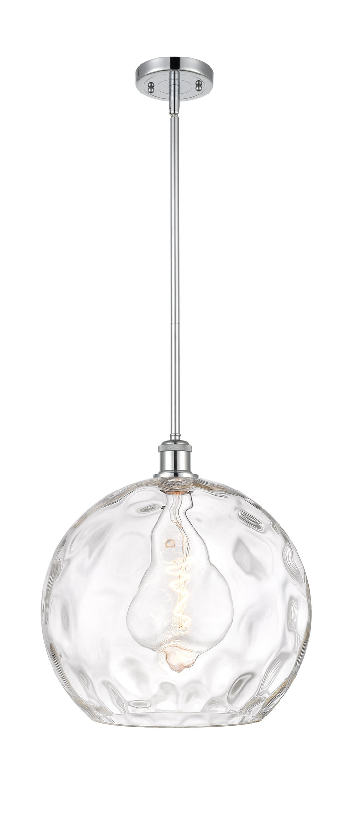 Innovations Lighting Athens Water Glass 14" Pendant - Polished Chrome