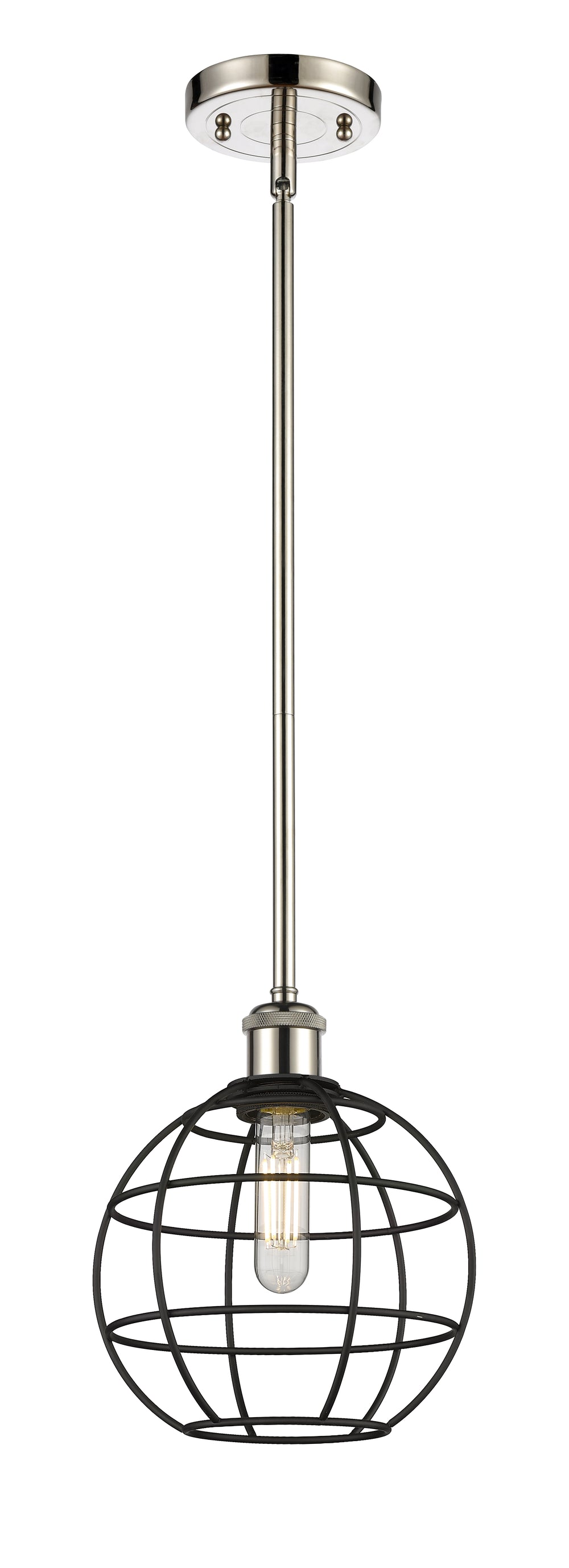 Innovations Lighting Lake Placid 8" Mini Pendant - Polished Nickel