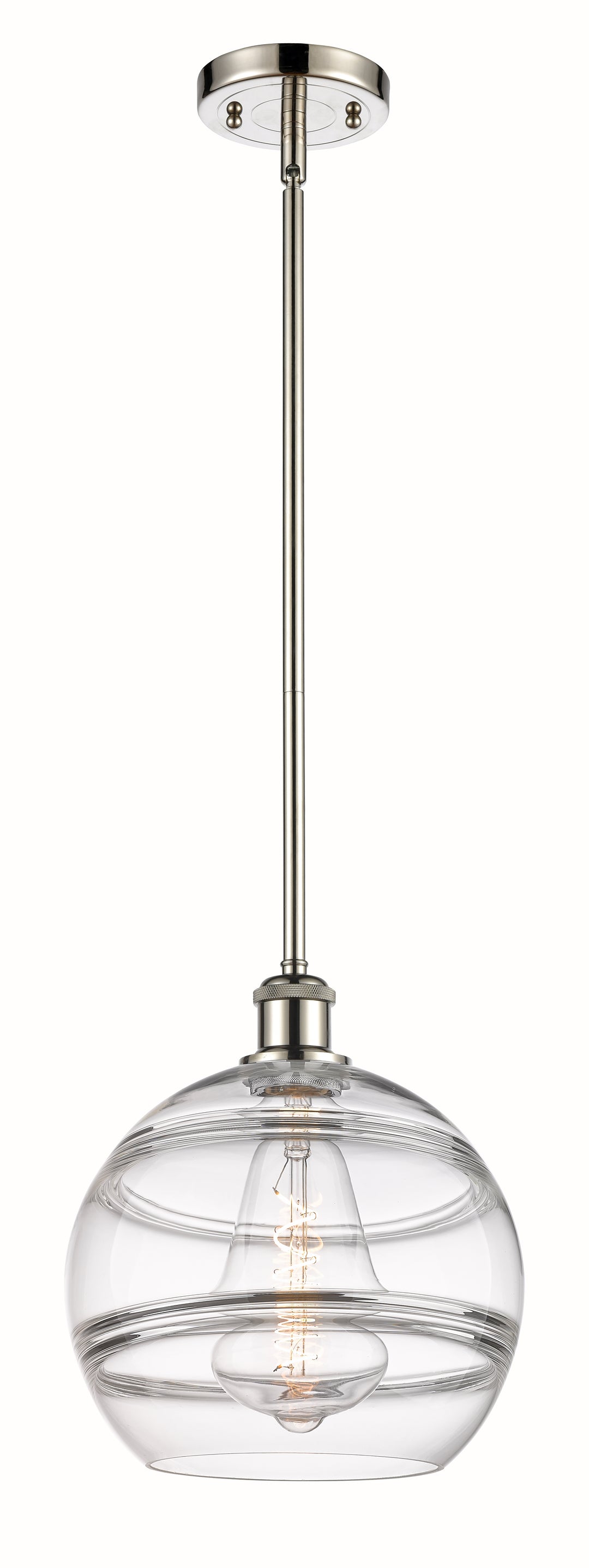 Innovations Lighting Rochester 10" Mini Pendant - Polished Nickel Mini-Pendants Innovations Lighting   