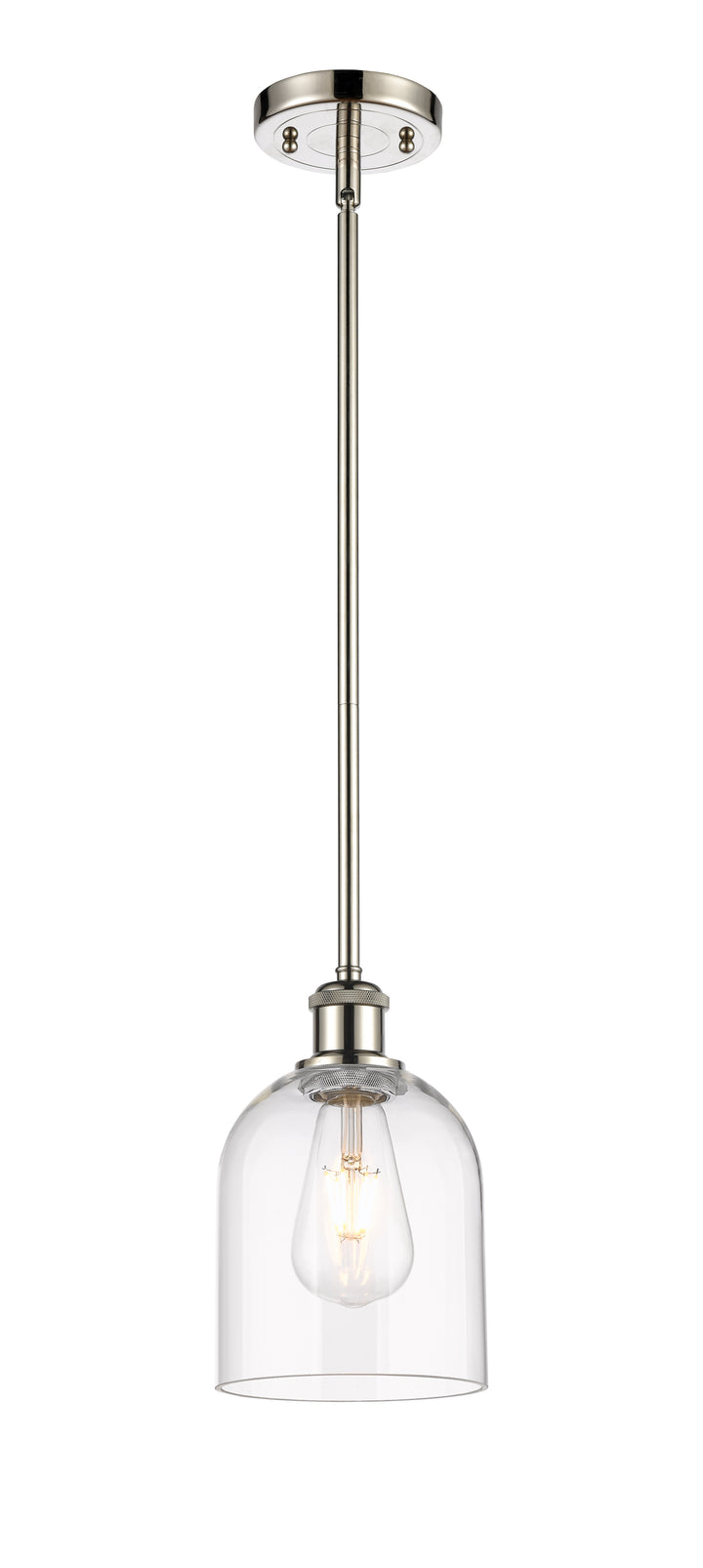 Innovations Lighting Bella 6" Mini Pendant - Polished Nickel Mini-Pendants Innovations Lighting   