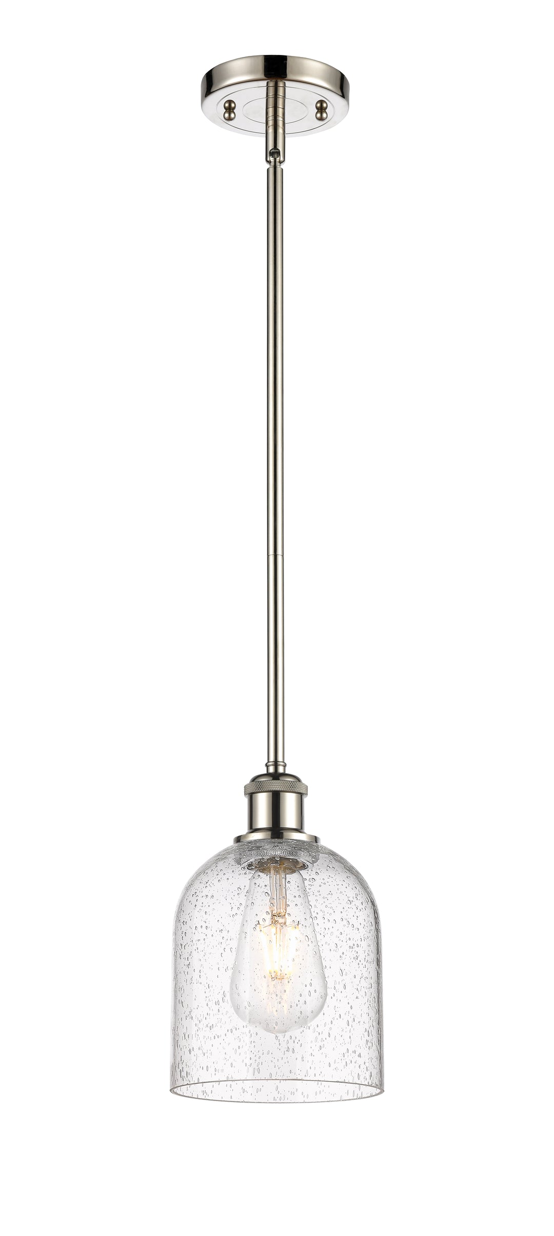 Innovations Lighting Bella 6" Mini Pendant - Polished Nickel Mini-Pendants Innovations Lighting   