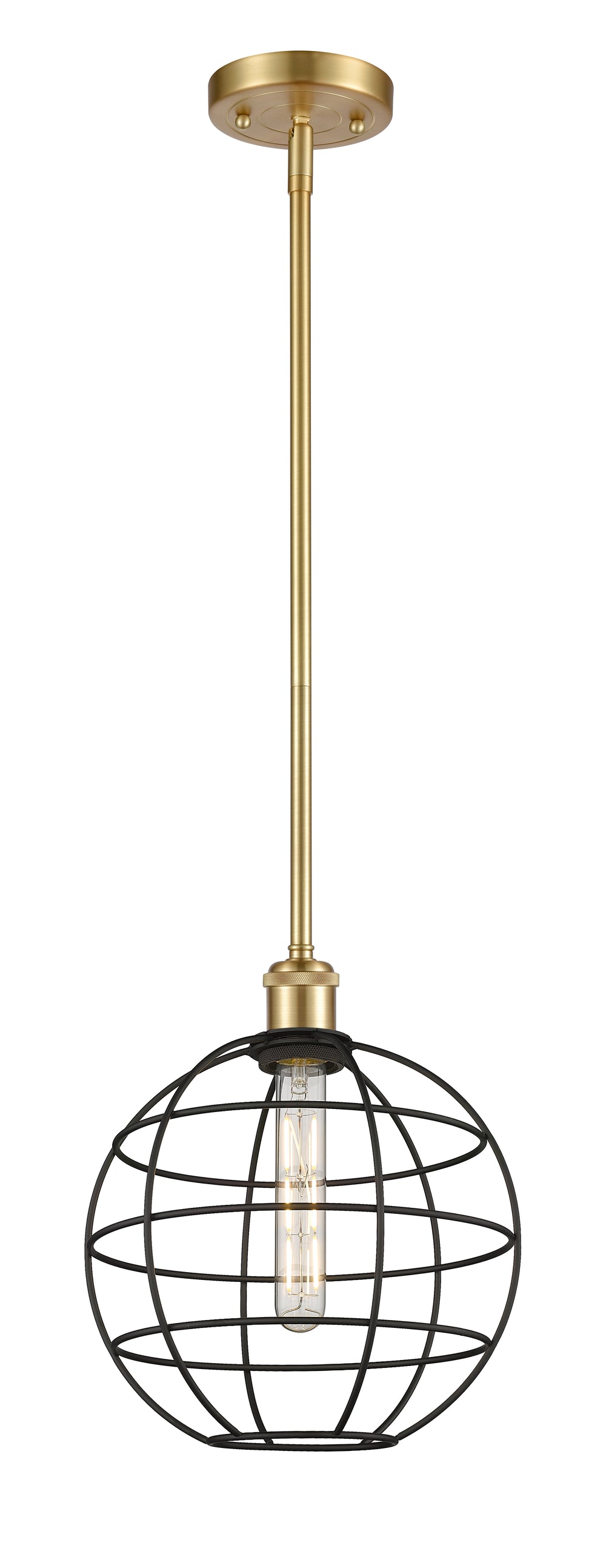 Innovations Lighting Lake Placid 10" Mini Pendant - Satin Gold