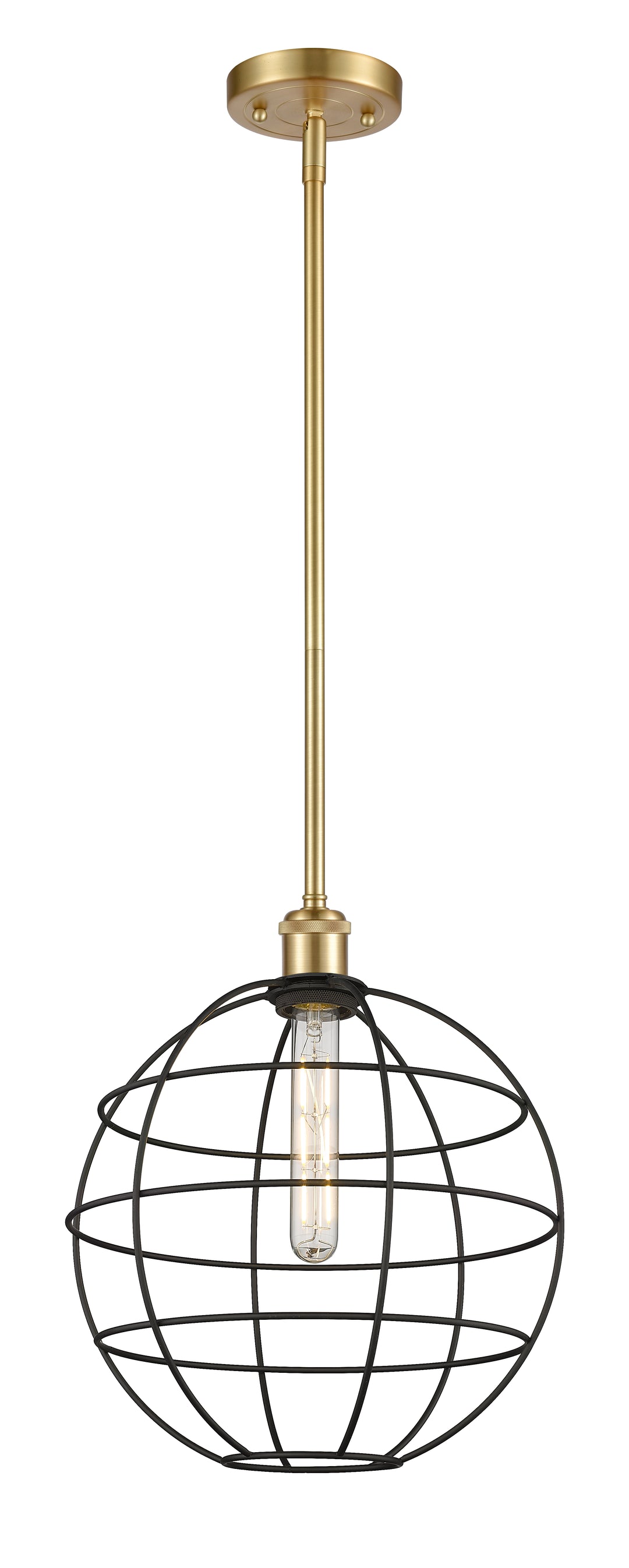 Innovations Lighting Lake Placid 12" Mini Pendant - Satin Gold