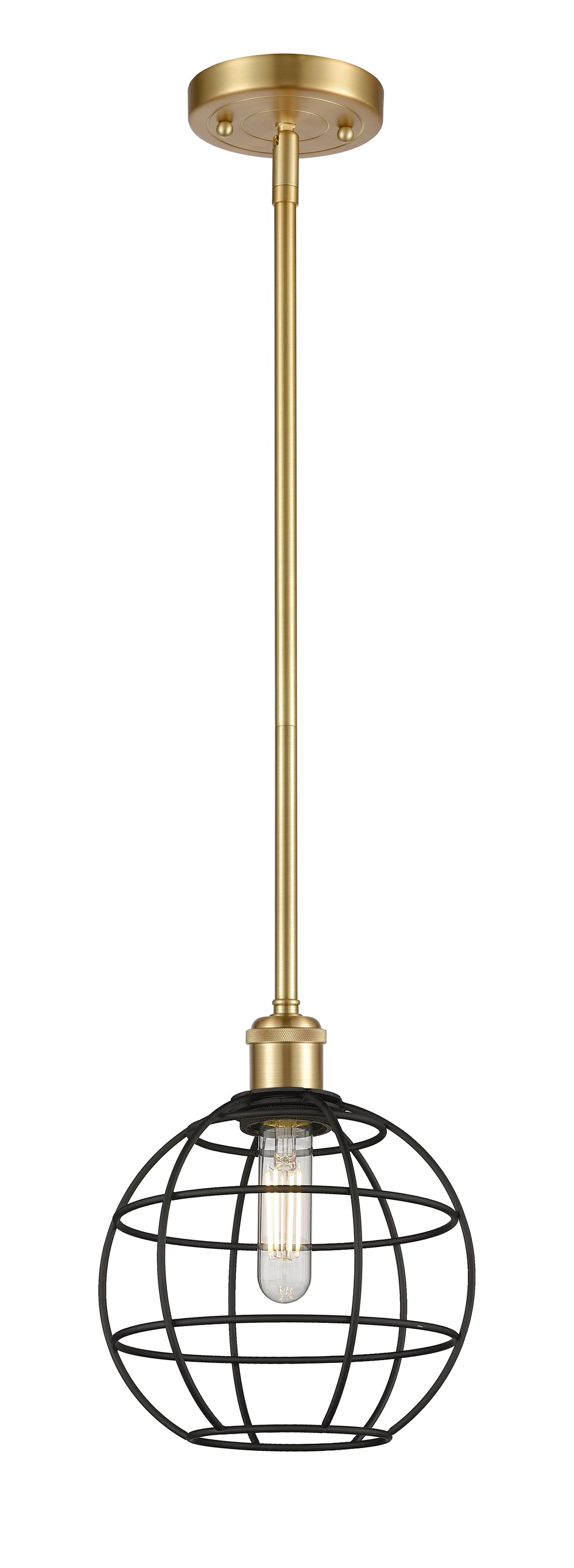 Innovations Lighting Lake Placid 8" Mini Pendant - Satin Gold