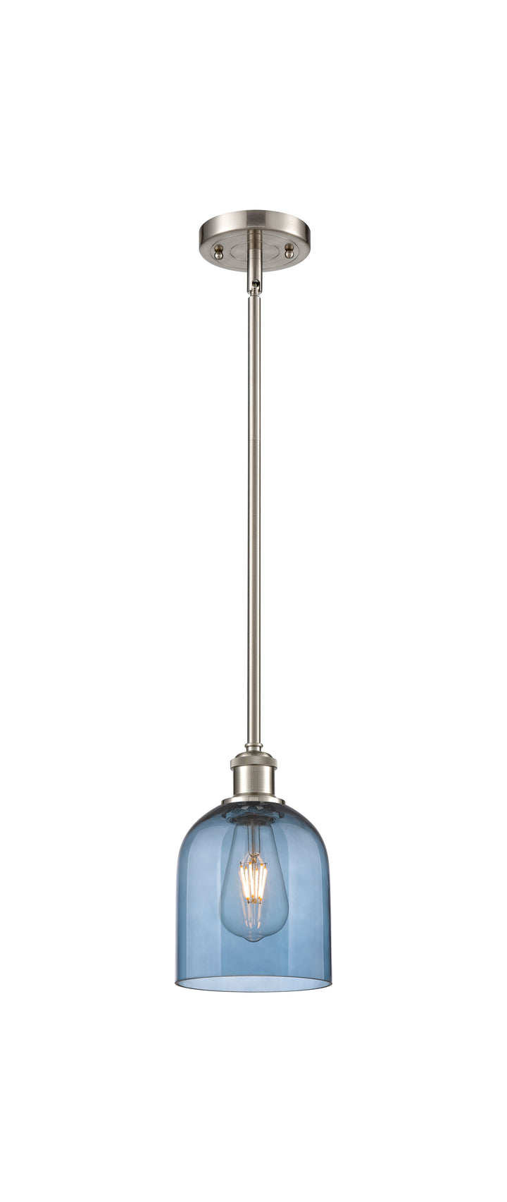 Innovations Lighting Bella 6" Mini Pendant - Brushed Satin Nickel Mini-Pendants Innovations Lighting   