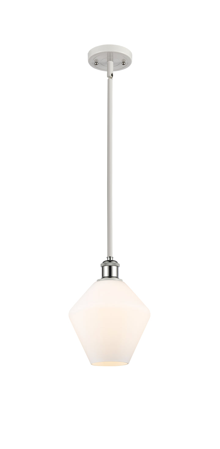 Innovations Lighting Cindyrella 8" Mini Pendant - White Polished Chrome