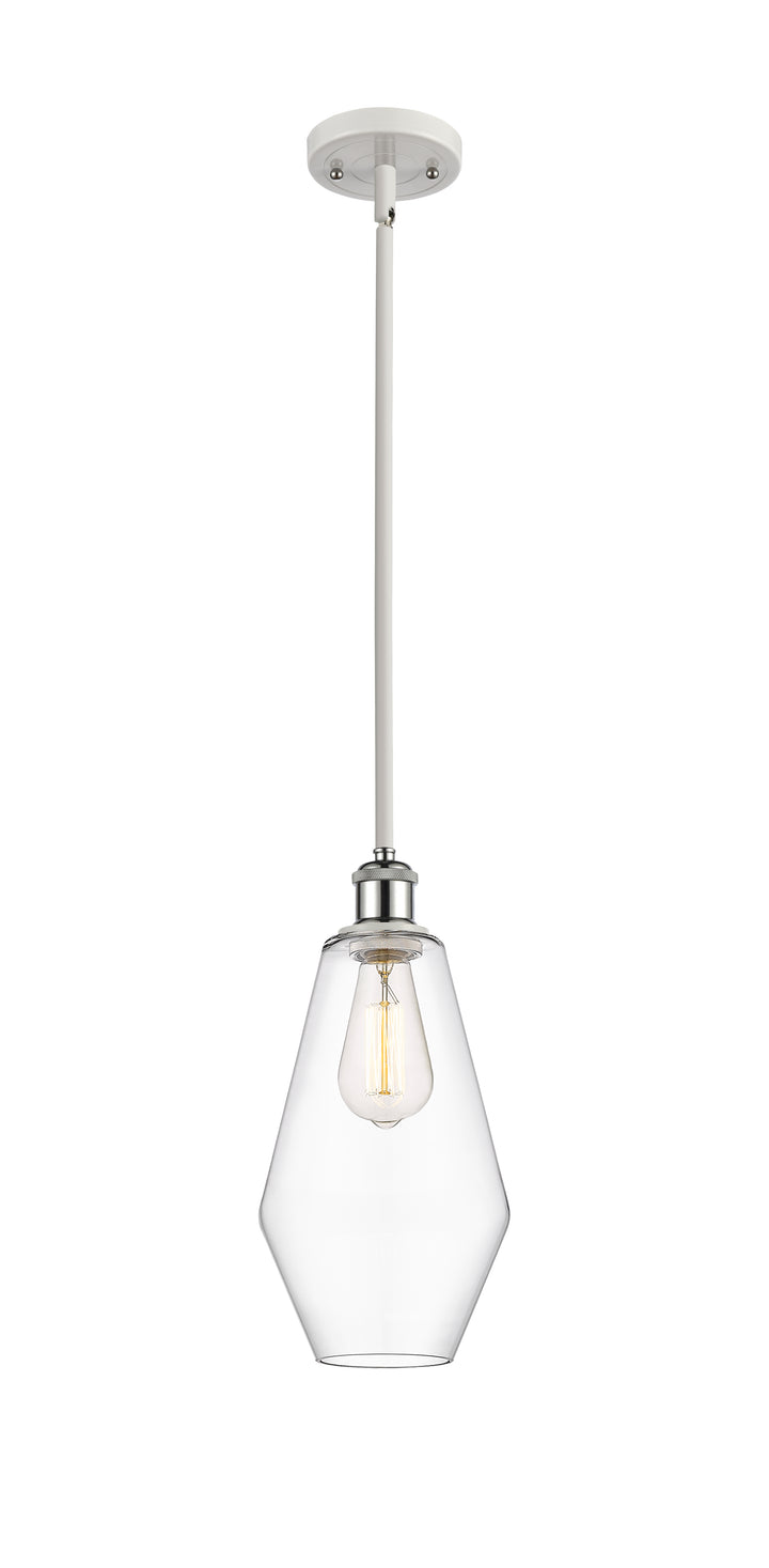 Innovations Lighting Cindyrella 7" Mini Pendant - White Polished Chrome