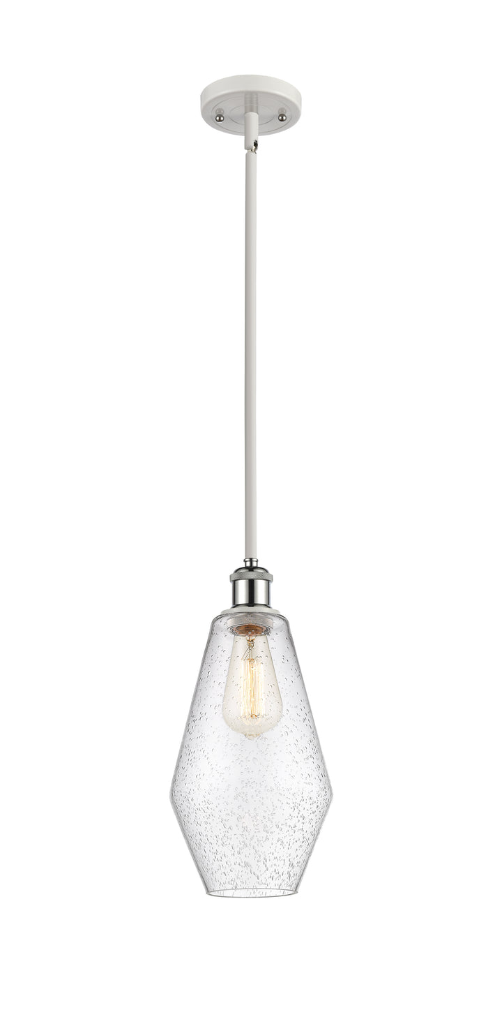 Innovations Lighting Cindyrella 7" Mini Pendant - White Polished Chrome