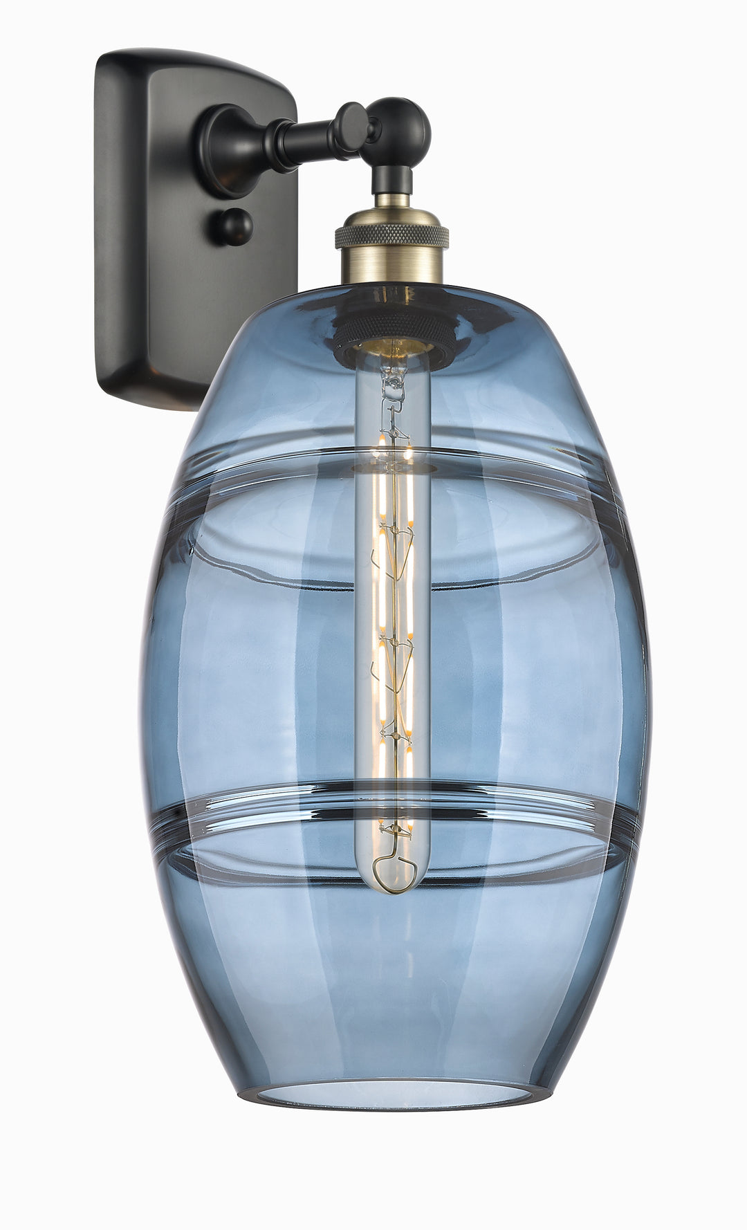 Innovations Lighting Vaz 8" Sconce - Black Antique Brass