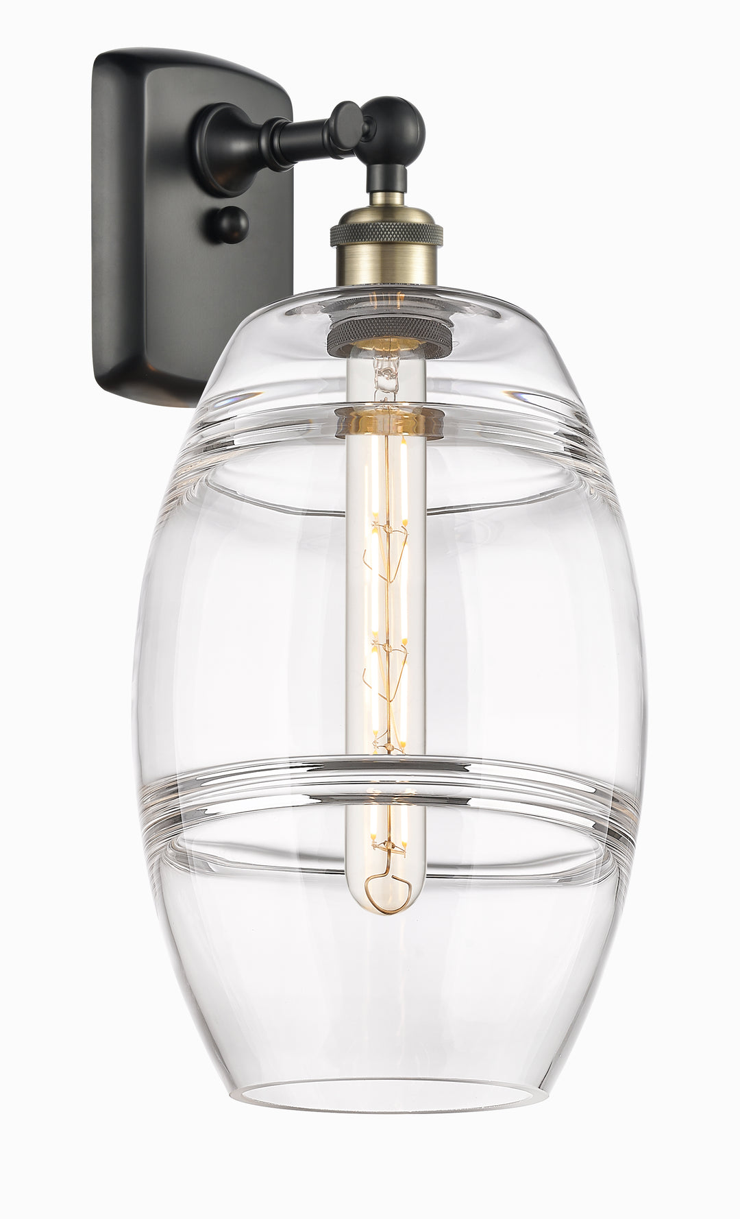 Innovations Lighting Vaz 8" Sconce - Black Antique Brass