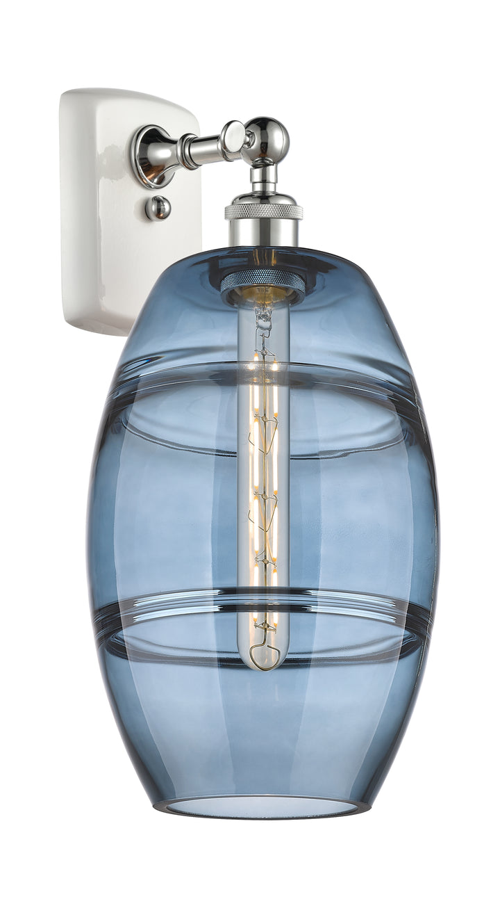 Innovations Lighting Vaz 8" Sconce - White Polished Chrome