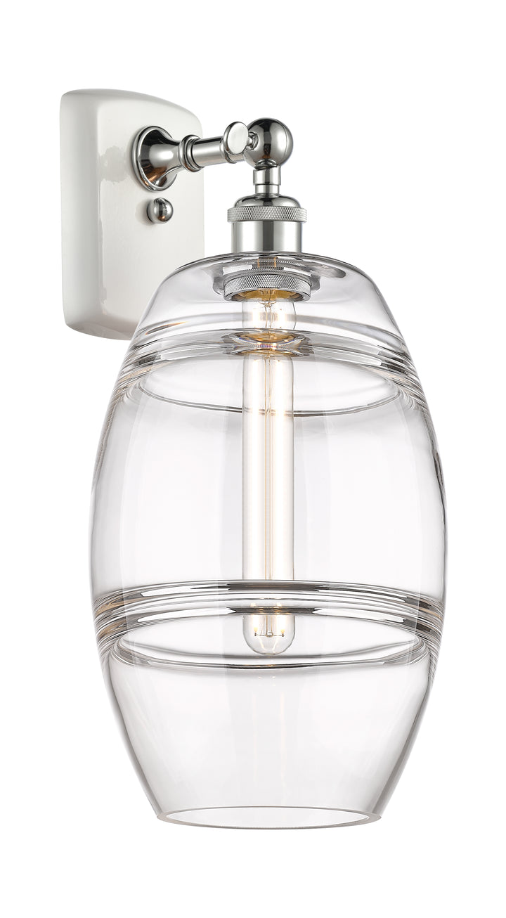 Innovations Lighting Vaz 8" Sconce - White Polished Chrome