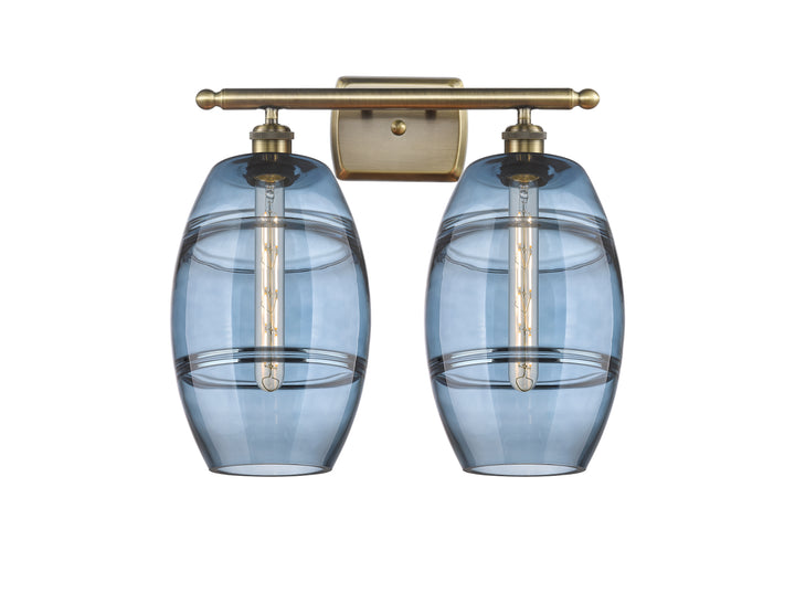 Innovations Lighting Vaz 8" Bath Vanity Light - Antique Brass