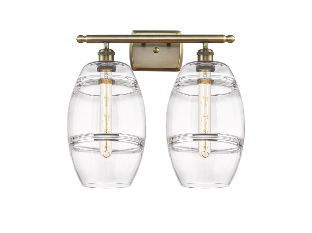 Innovations Lighting Vaz 8" Bath Vanity Light - Antique Brass