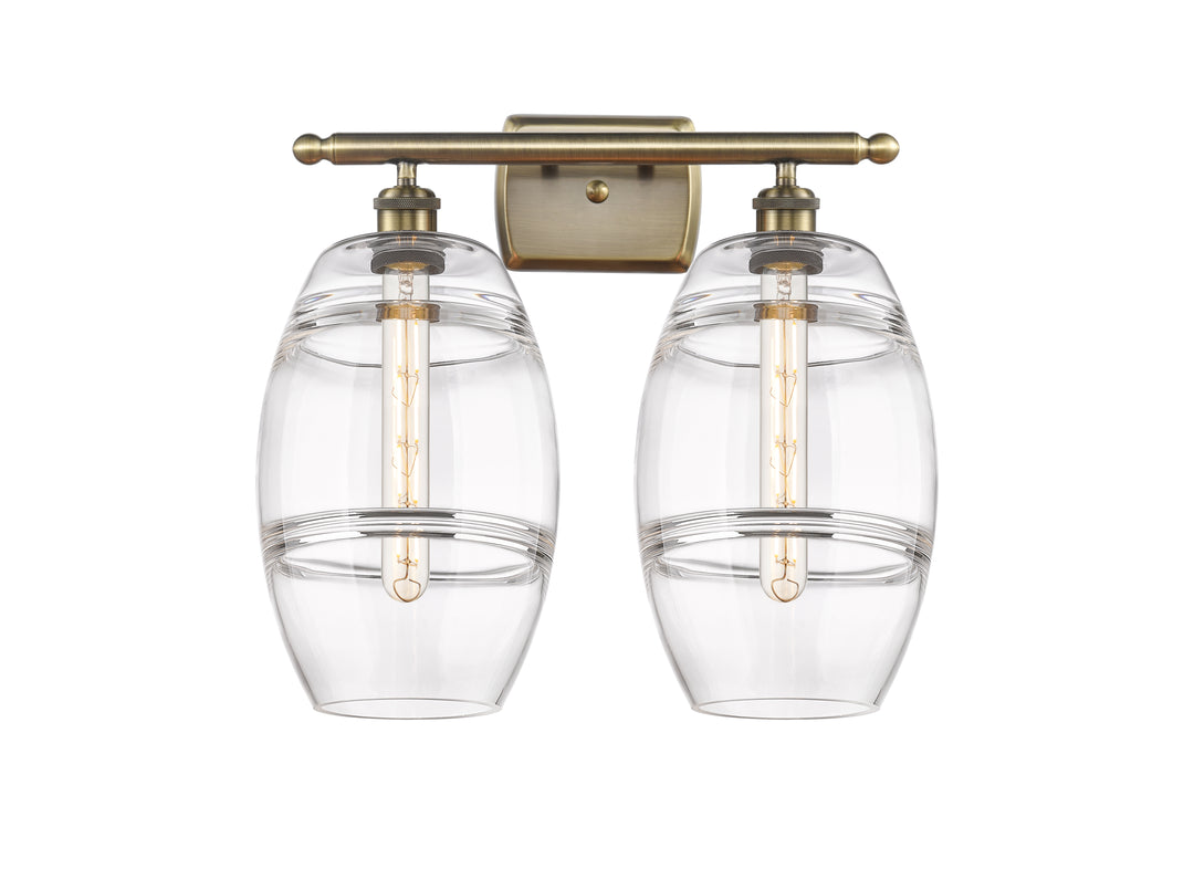 Innovations Lighting Vaz 8" Bath Vanity Light - Antique Brass