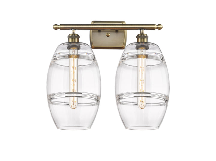 Innovations Lighting Vaz 8" Bath Vanity Light - Antique Brass