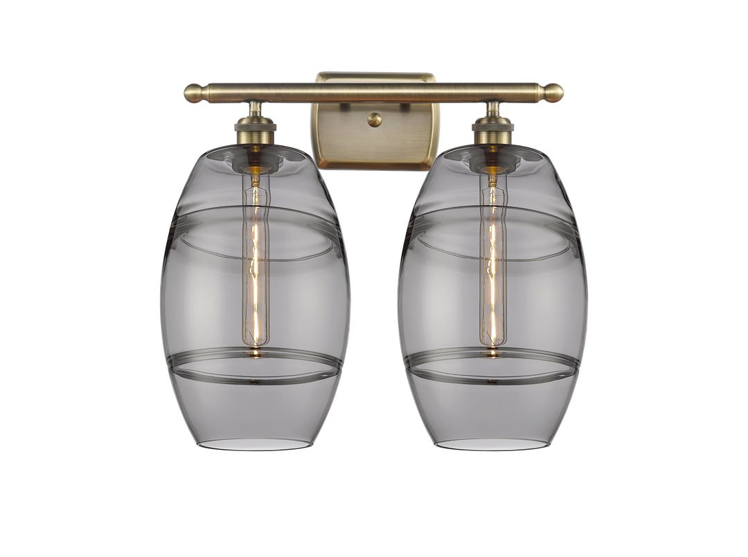 Innovations Lighting Vaz 8" Bath Vanity Light - Antique Brass