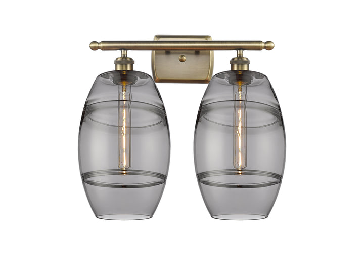 Innovations Lighting Vaz 8" Bath Vanity Light - Antique Brass