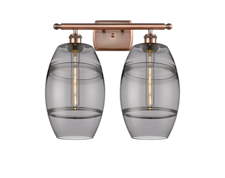 Innovations Lighting Vaz 8" Bath Vanity Light - Antique Copper