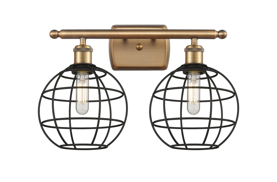 Innovations Lighting Lake Placid 8" Bath Vanity Light - Brushed Brass