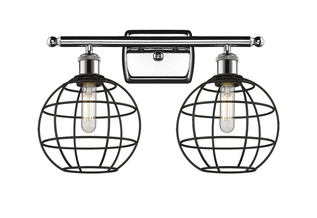 Innovations Lighting Lake Placid 8" Bath Vanity Light - Polished Chrome
